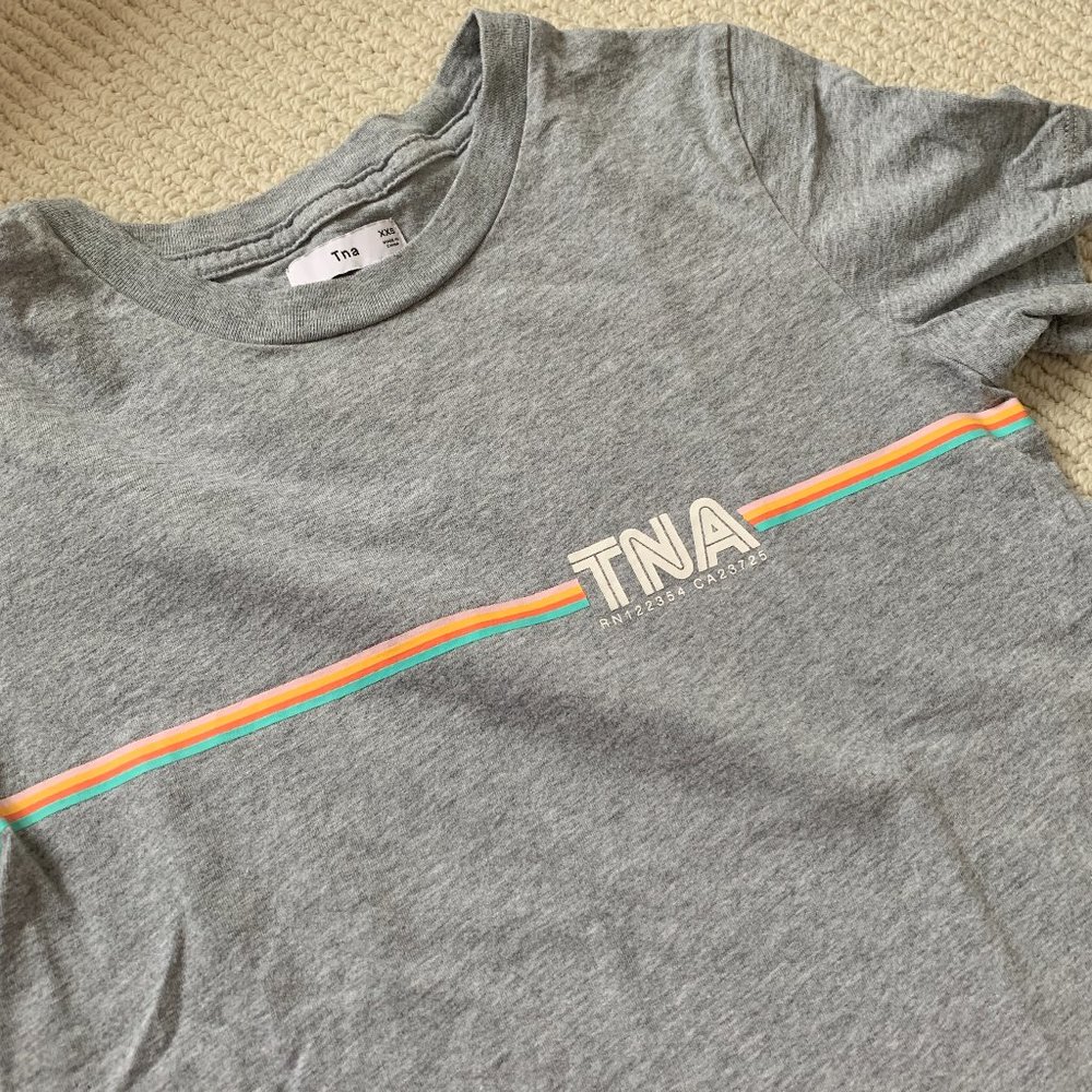 🌈TNA Striped Tee🌈 - Picture 2 of 3